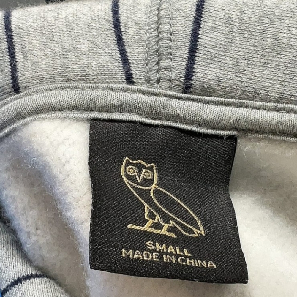 EUC DRAKE OVO OCTOBER'S VERY OWN Pinstripe SWEATSHIRT SIZE S - Picture 4 of 6